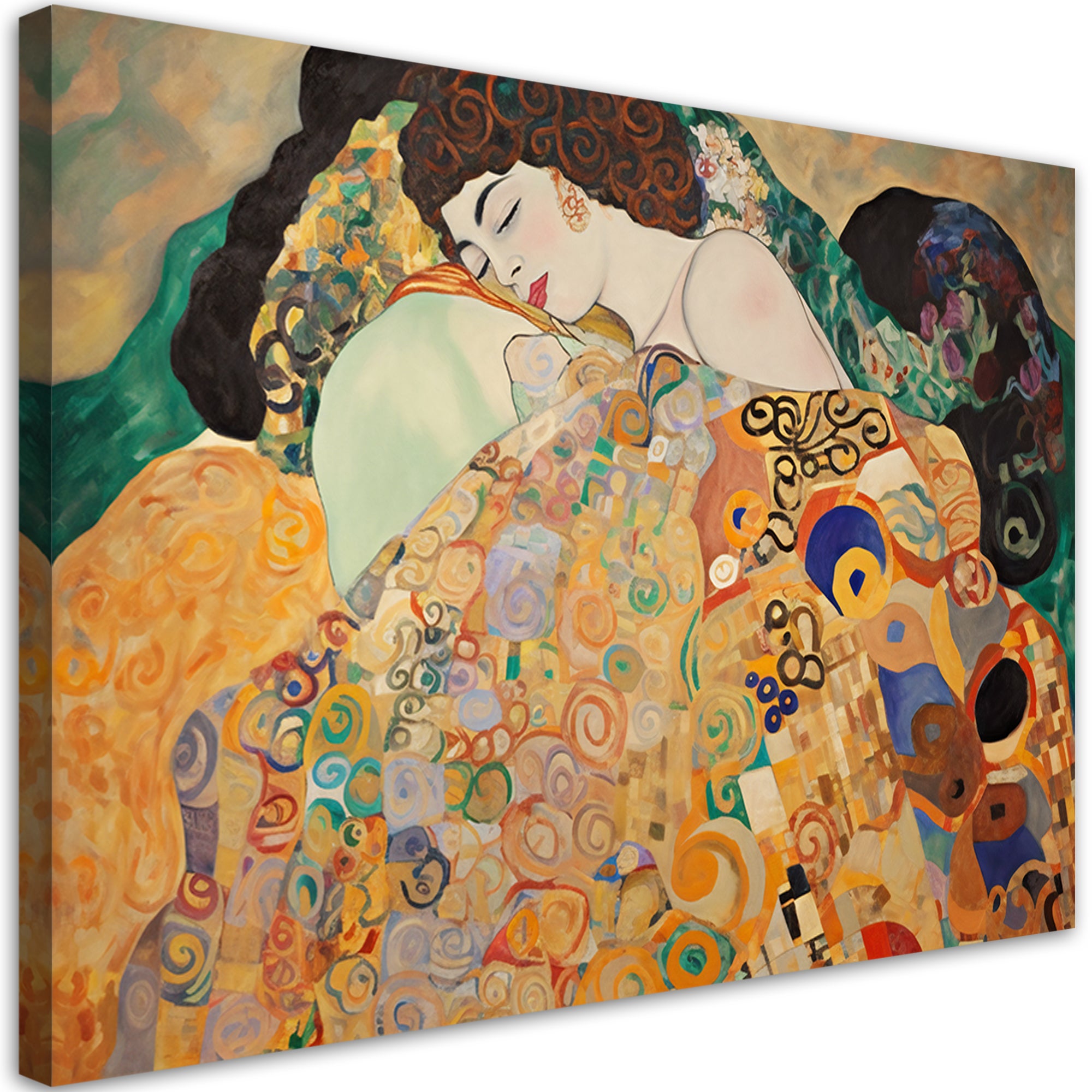Obraz na płótnie, Portret kobiety - G. Klimt 120x80