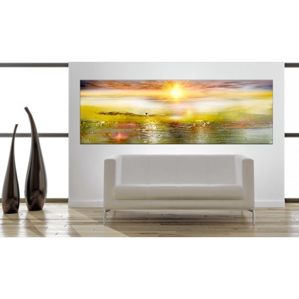 Tableau Sunny Sea 135x45 cm - 2
