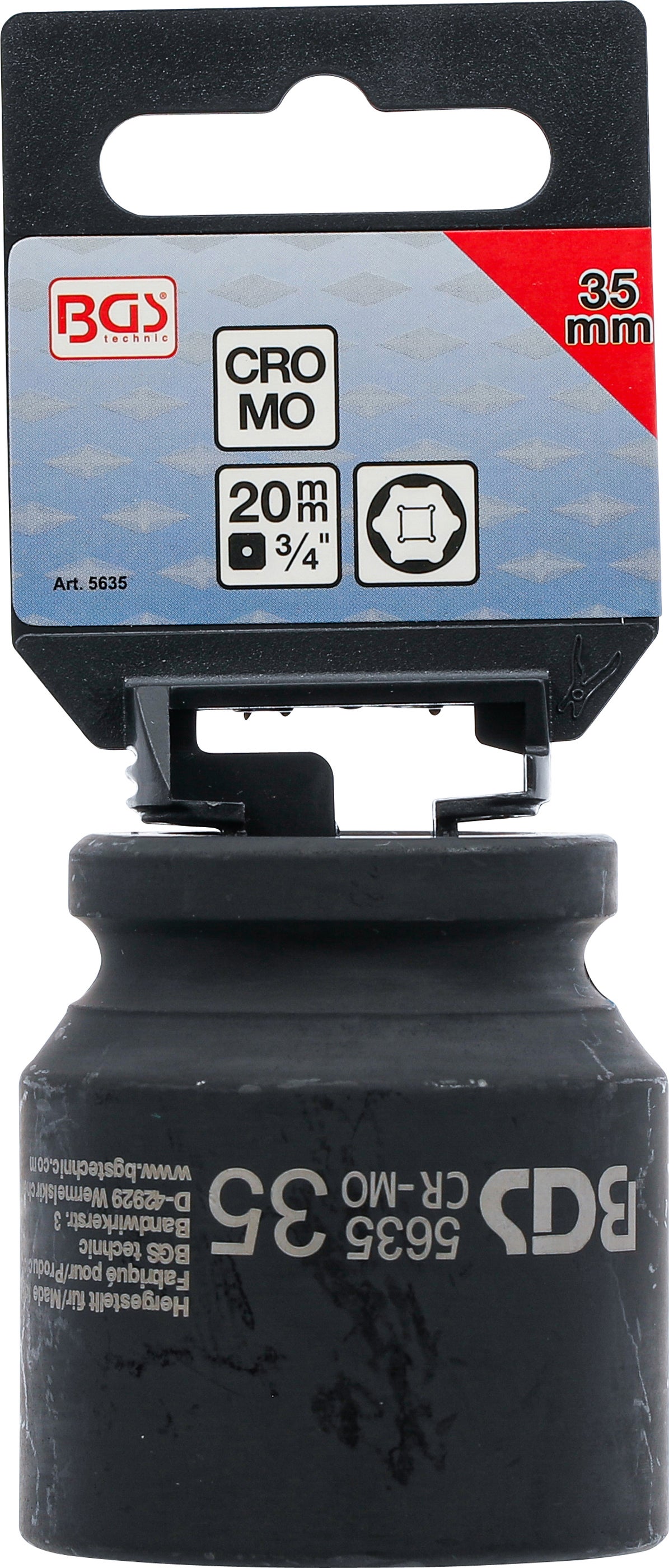 Douille à choc, six pans | 20 mm (3/4