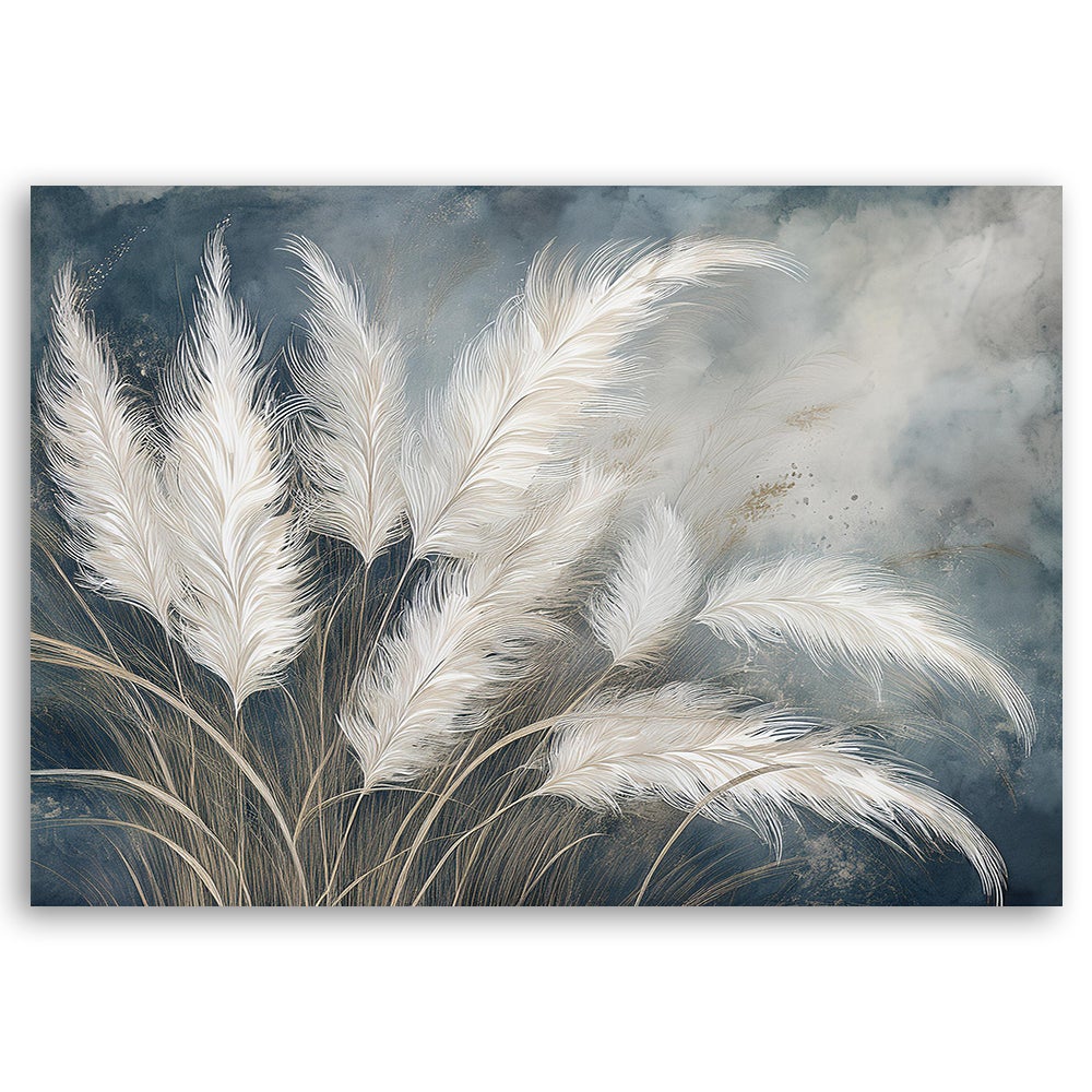 Obraz na płótnie, Trawa Pampasowa Botanika 120x80 - 3