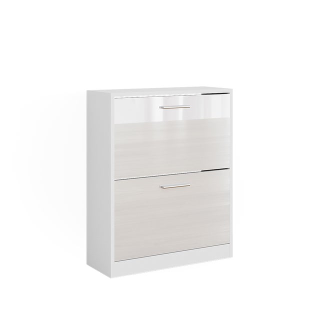 Meuble rangement blanc brillant au meilleur prix | Leroy Merlin