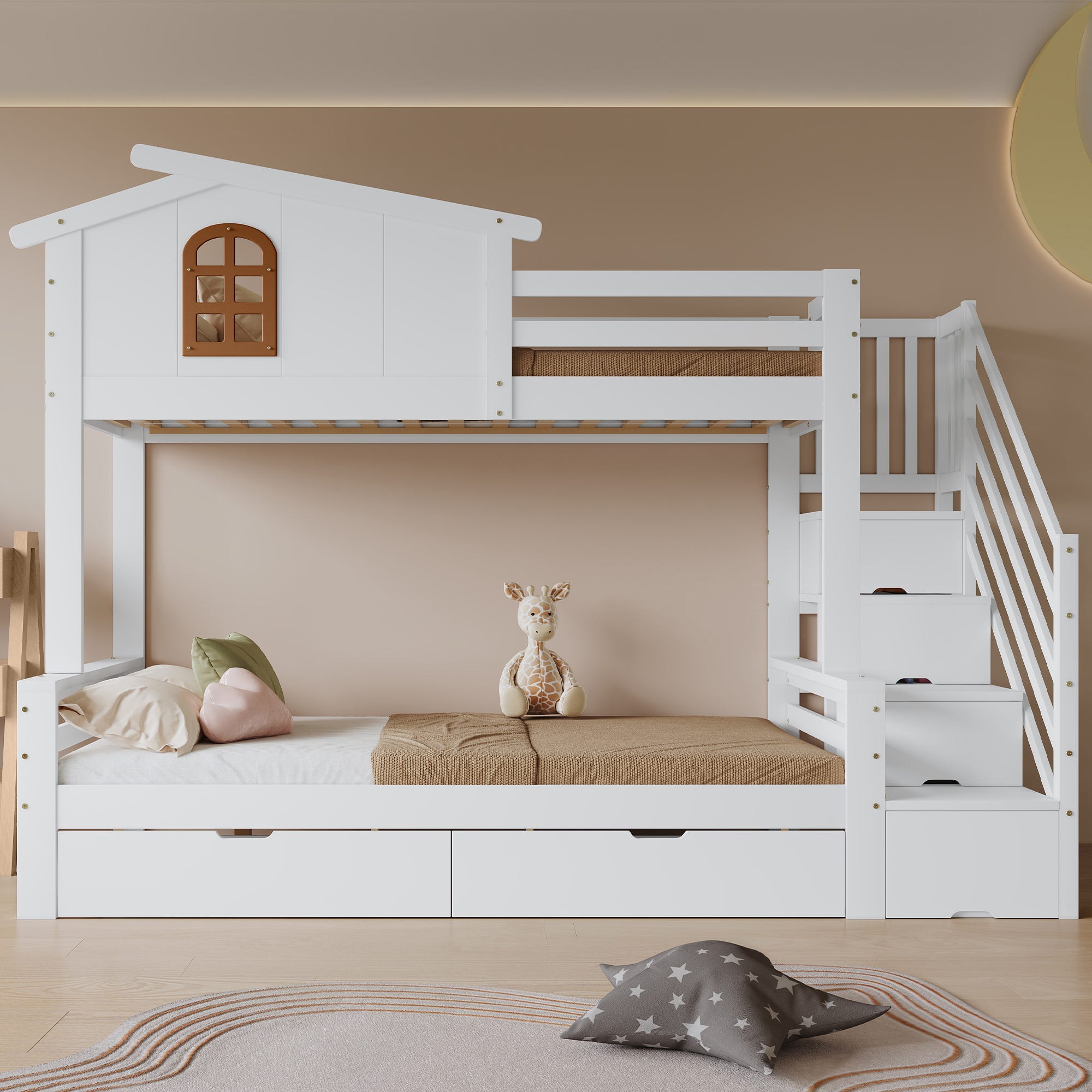 Lettoa castello per adulti 90 x 200 cm, letto bambini, letto per ragazzi, con grande armadio, ripiani e scaletta, rete metallica,bianco | Leroy Merlin Lettoa castello per adulti 90 x 200 cm, letto bambini, letto per ragazzi, con grande armadio, ripiani e scaletta, rete metallica,bianco | Leroy Merlin