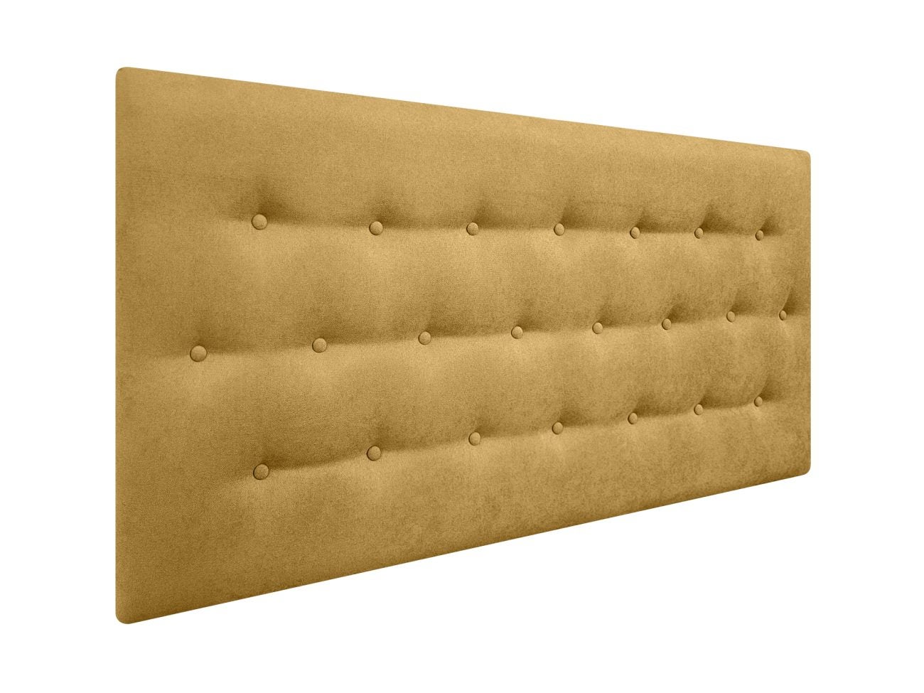 DecorQUALITY Cabecero de cama 150 PARIS Cabezal tapizado tejido antimanchas Mostaza 150x70 cm - 2