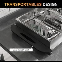Calentador De Habitación Portátil - Calefacción Rápida Cerámica Con Ventilador, Compacto Para Interior, Exterior, Escritorio Y Camping