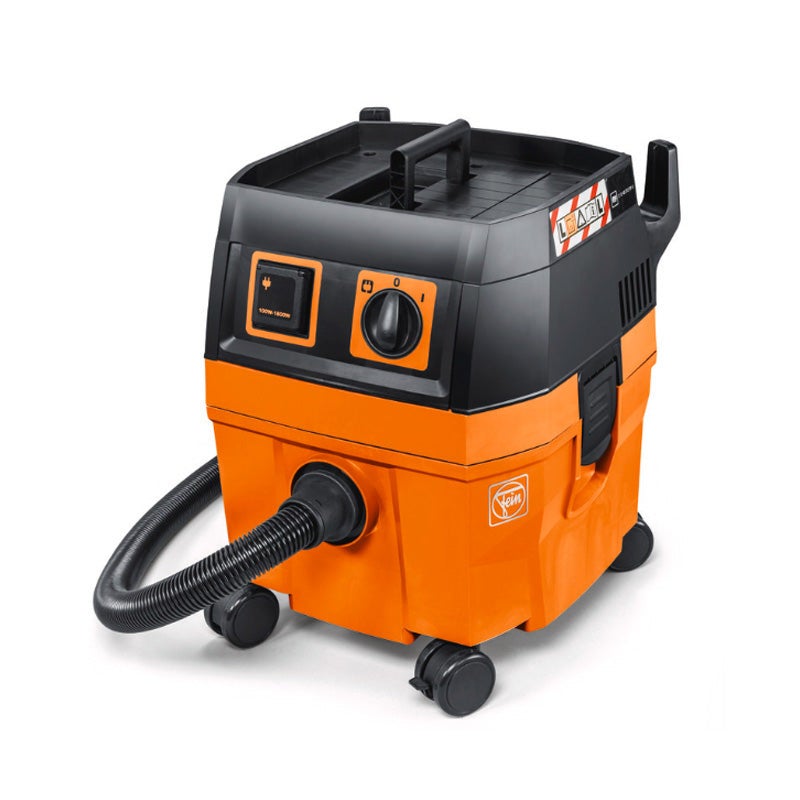 FEIN Dustex 25 L, Aspiratore Industriale 25L a Umido e a Secco, Classe di polvere L, Aspiratore Professionale per Cantiere e Officina
