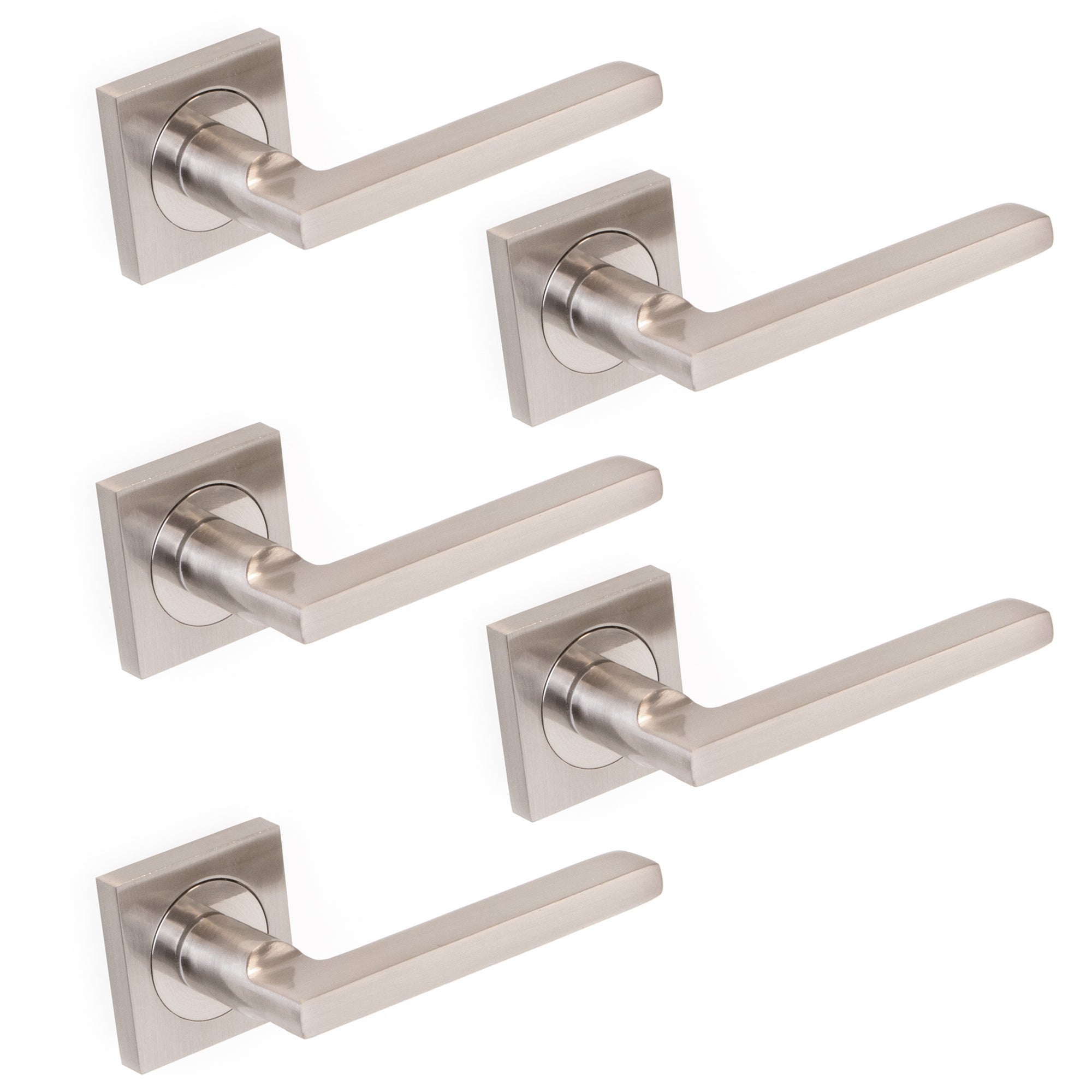 Poignées sur rosace à visser en aluminium effet doré GoodHome Irus