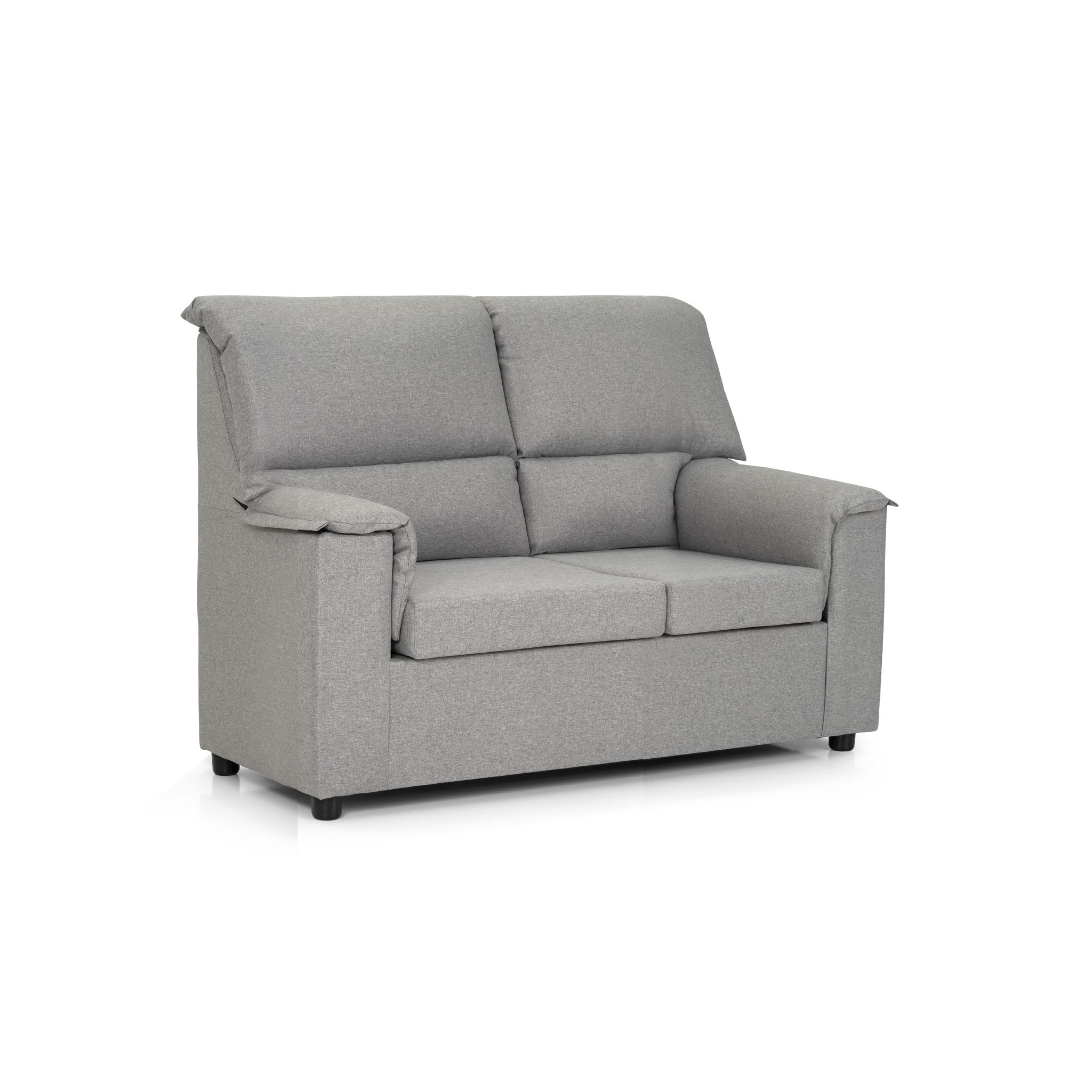 Sofa saga 2 plazas 125x82 cm desenfundable gris perla tanuk