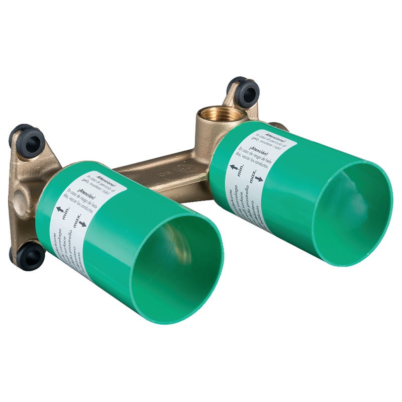 Hansgrohe Logis Set Miscelatore lavabo incasso a parete cromo bocca 195mm + Scarico scarico + Corpo incasso (71220000-SET) - 3