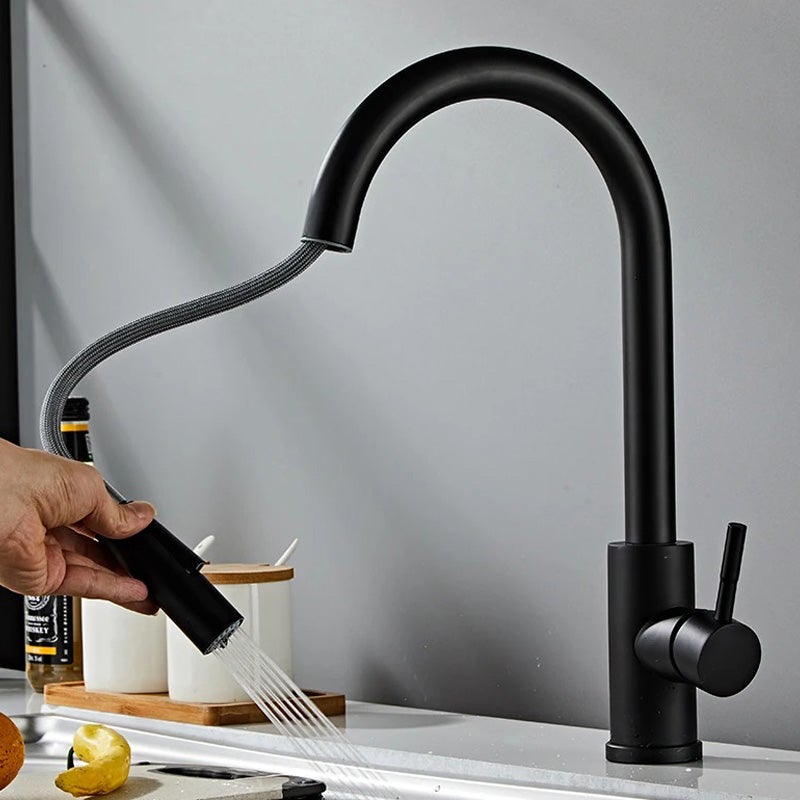 Robinet de lavabo de salle de bain à levier unique, mitigeur de lavabo