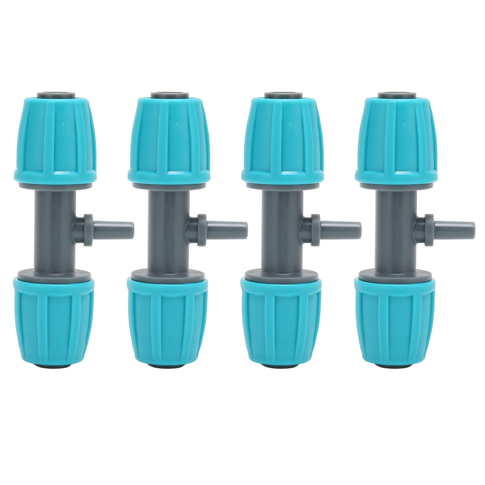 KESLA 20-100 pz 1/4 ''connettore a t con accoppiamento spinato per tubi flessibili da 4/7mm Micro flusso irrigazione a goccia irrigazione raccordi drti