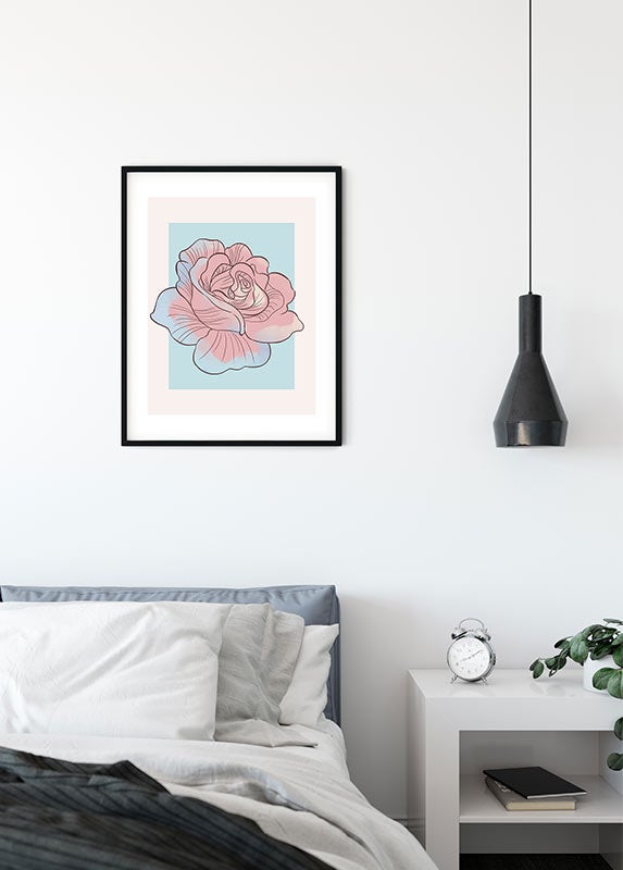 Poster d'art de Komar - Disney Cinderella Rose - Taille: 30 x 40 cm - 5