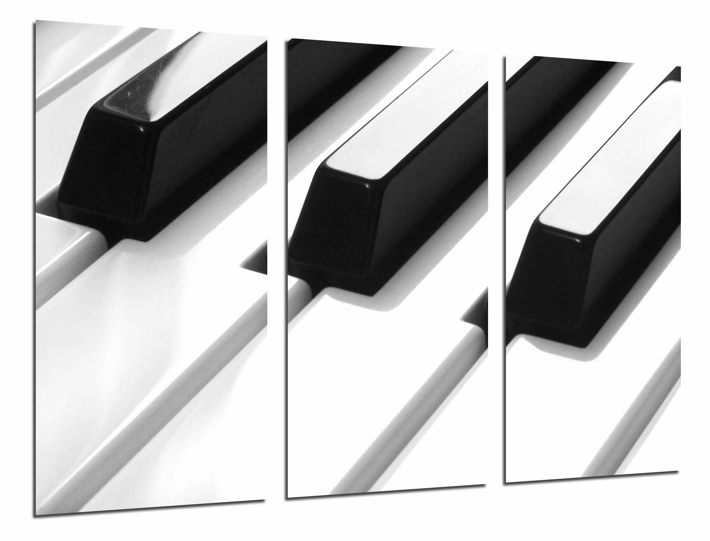 Teclas de piano,, impresión fotográfica sobre madera, cuadro moderno decorativo
