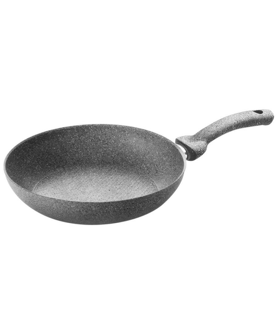 Trade Shop - Set 3 Padelle In Pietra Antiaderenti Regina Di Pietra Diametro 22 - 26 - 30 Cm - - 3