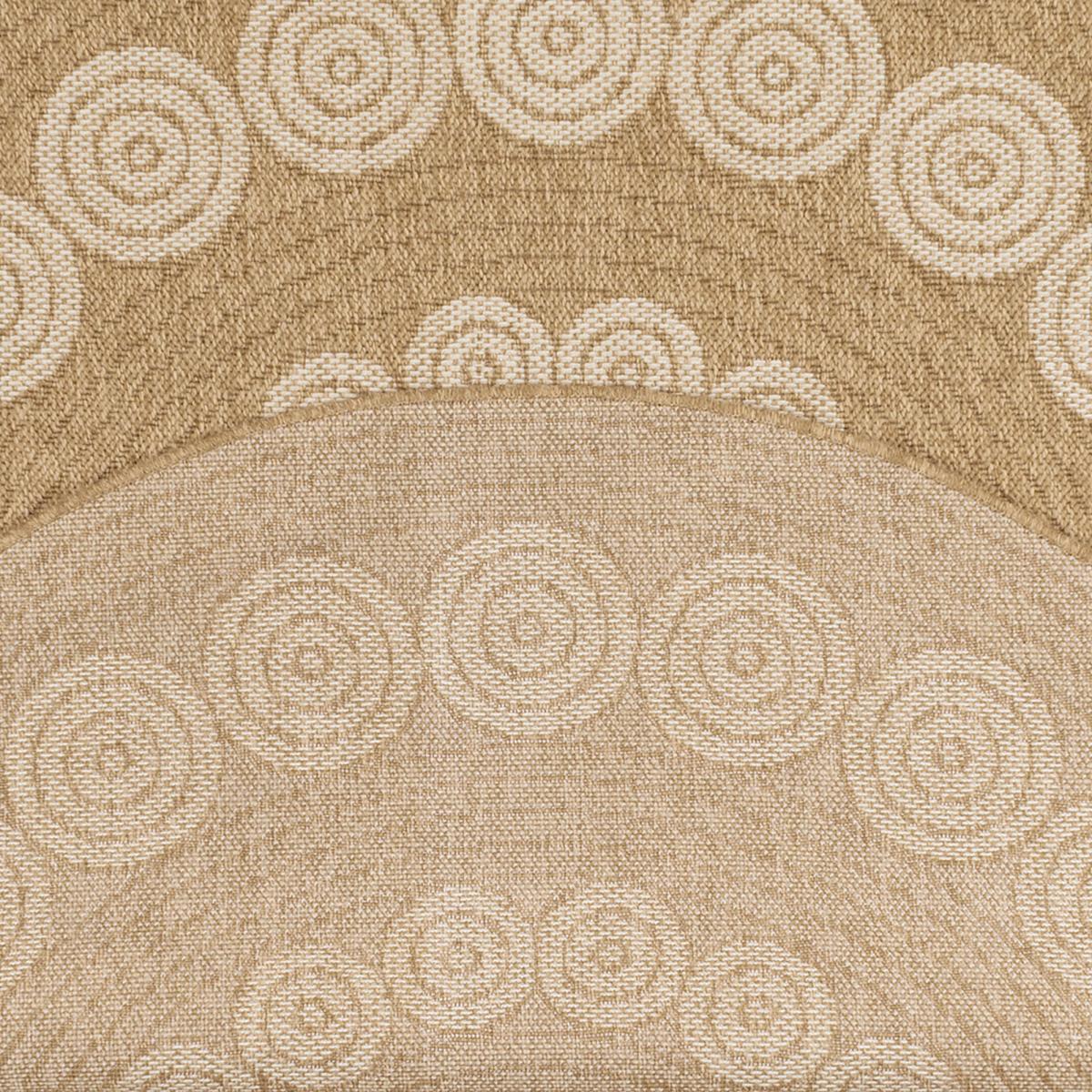 Tapis extérieur 200x290 tissé kilim beige et blanc JUTE ART 8 - 5