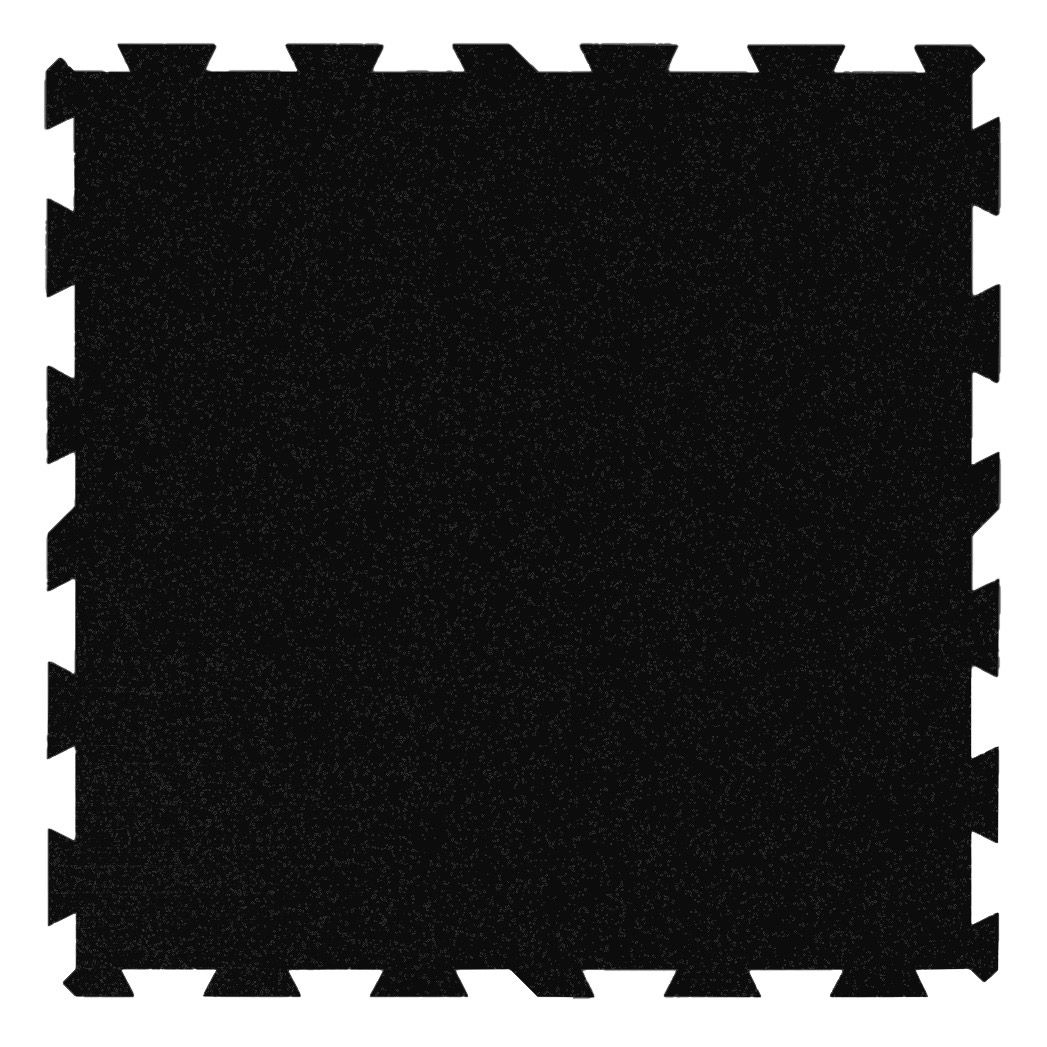 Dalles Caoutchouc RevTime 20x20 Cm - Lot 6 Pièces - Sol De Sport, Garage, Salle - 10 Mm