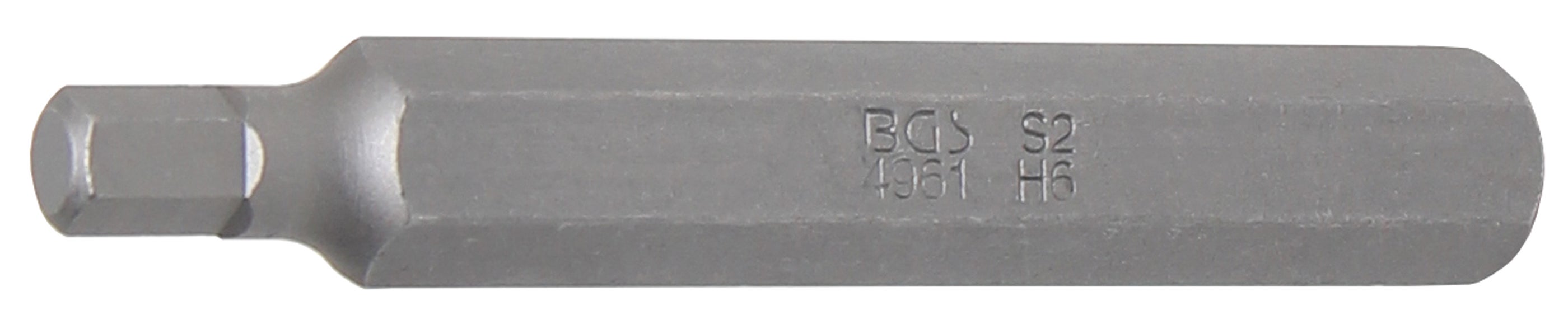 BGS Bit Długość 75 mm Napęd Sześciokąt Zewnętrzny 10 mm (3/8") Sześciokąt Wewnętrzny 6 mm - 4961