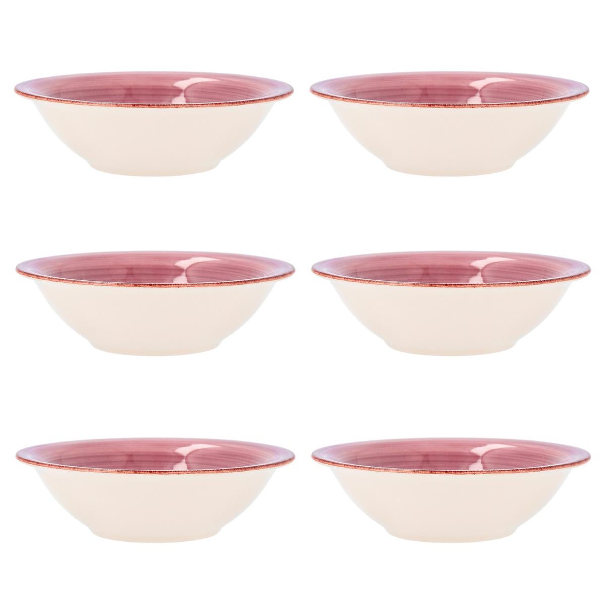 Set 6 Piatti Fondi Plastica Infrangibile HOMQUEN Piatti Fondi, Set Di 6 Ciotole Per Pasta Grandi Insalatiere Grandi