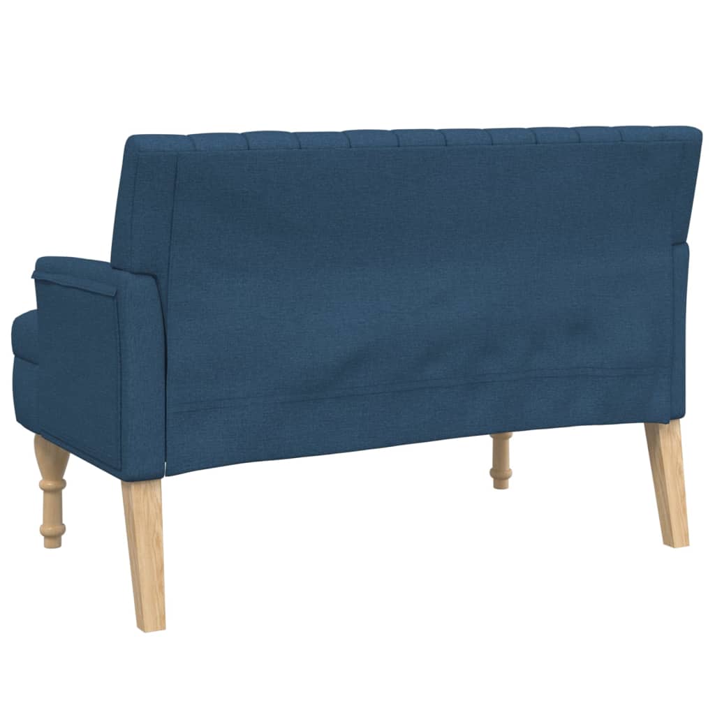 Maison Exclusive - Banc avec coussins bleu 113x64,5x75,5 cm tissu - 5
