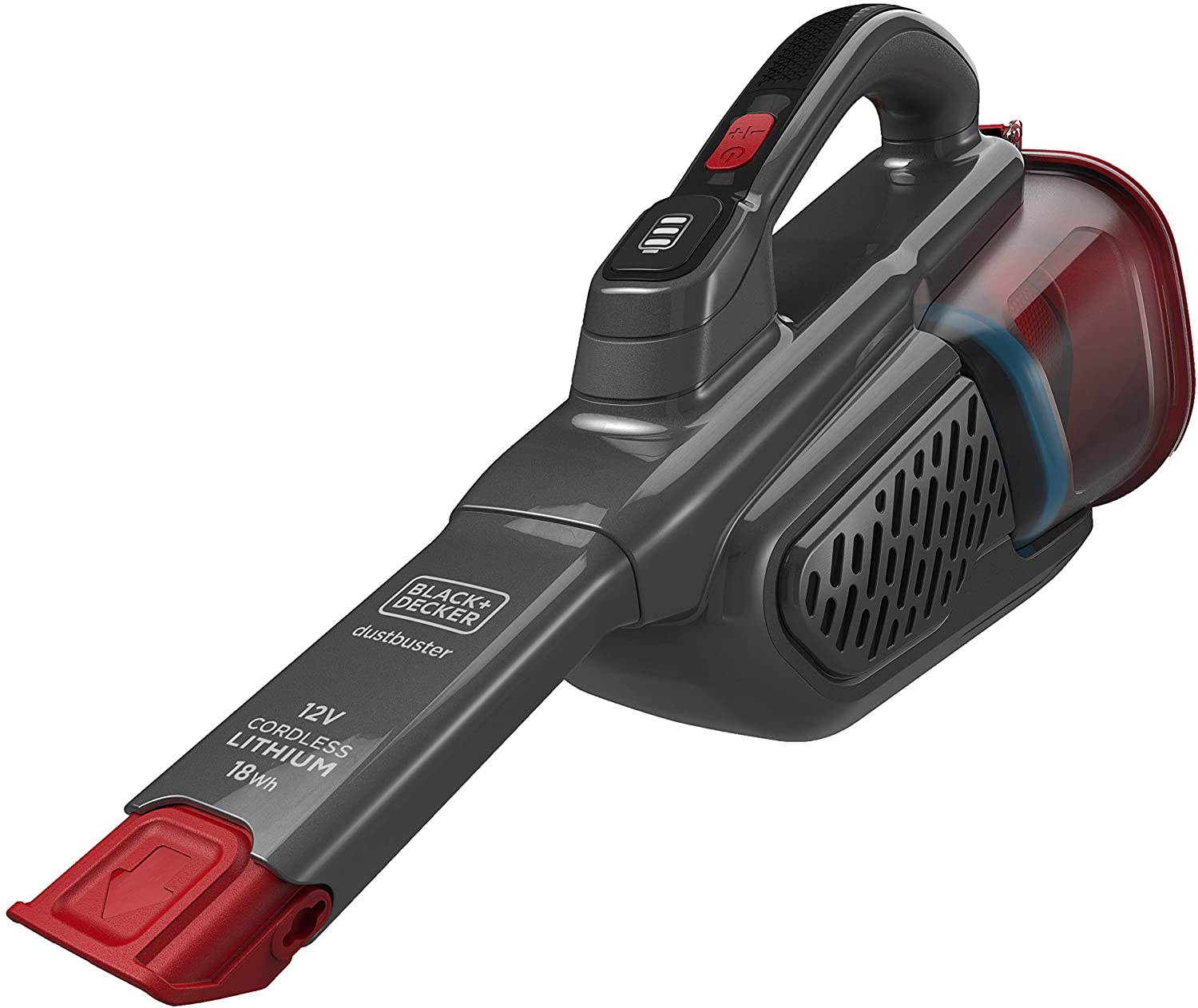 Aspiradora de Mano BLACK & DECKER BHHV315B 0,018 kW Sin Cable Negro Rojo - Imagen 2