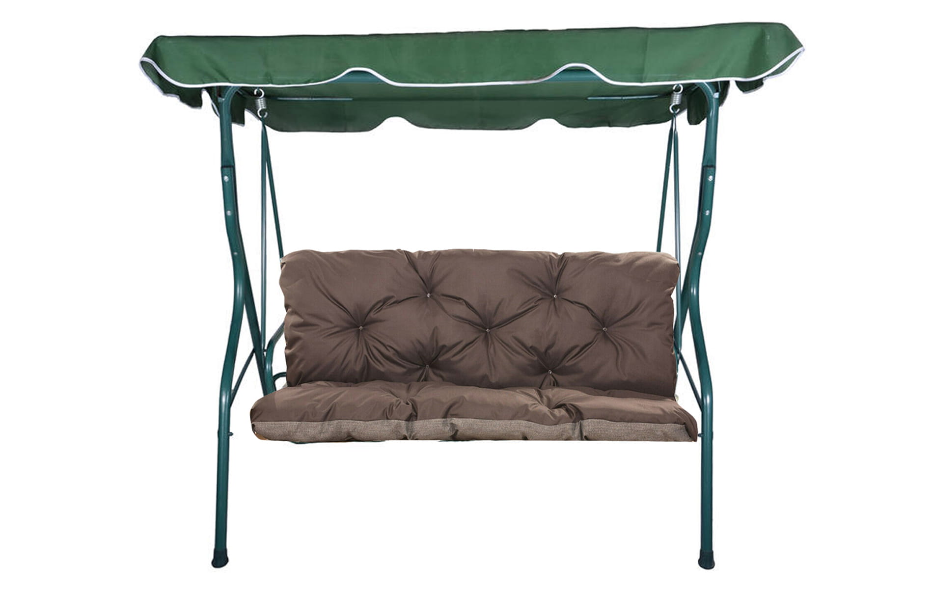 Poduszka ogrodowa na huśtawkę 150x60x50cm poduszka na meble ogrodowe brązowa, poduszka na balkon taras, poducha ogrodowa na ławkę