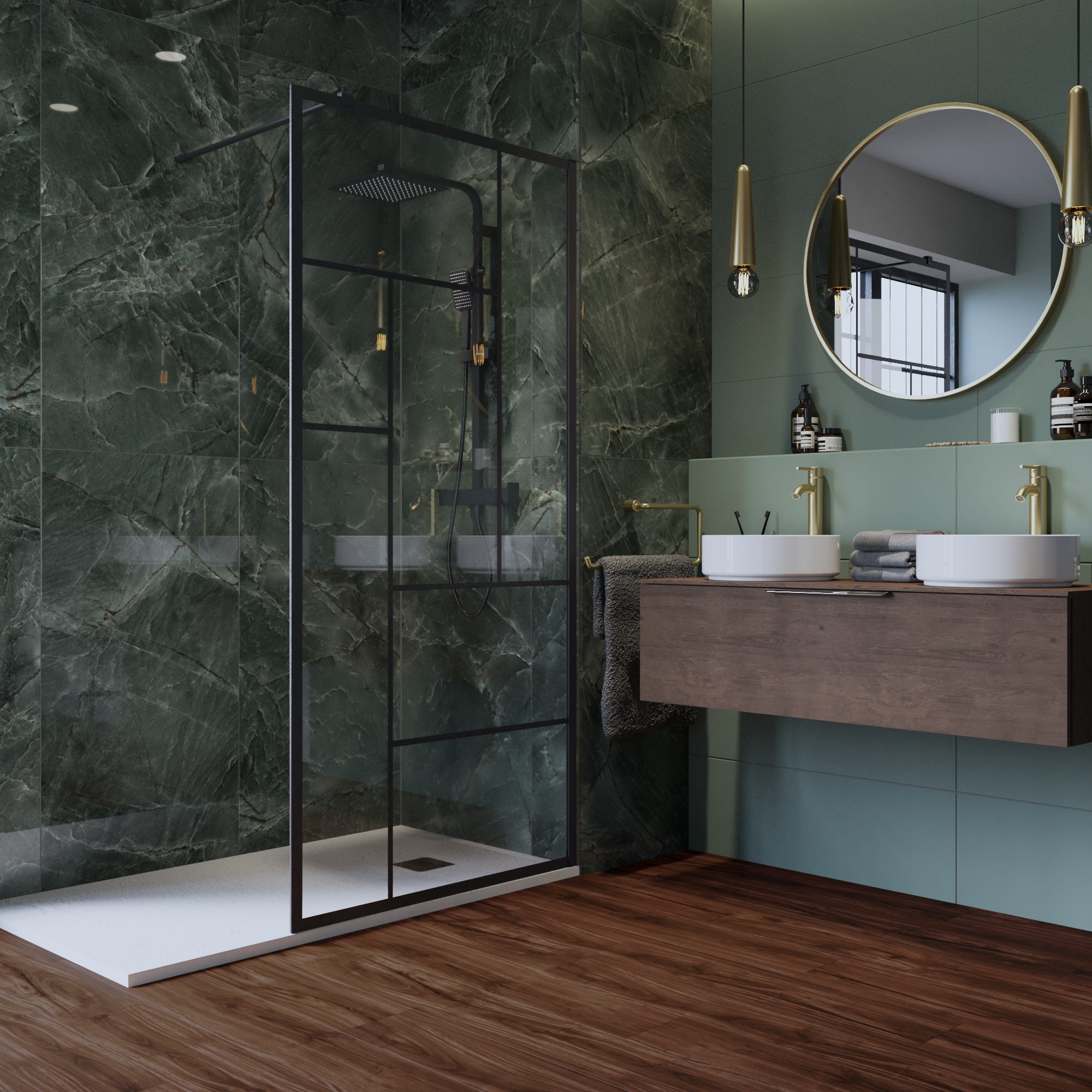 Lame PVC clipsable forte ARTENS - JAEN Effet bois foncé - 1,76 m²/ 8 Lames - 5