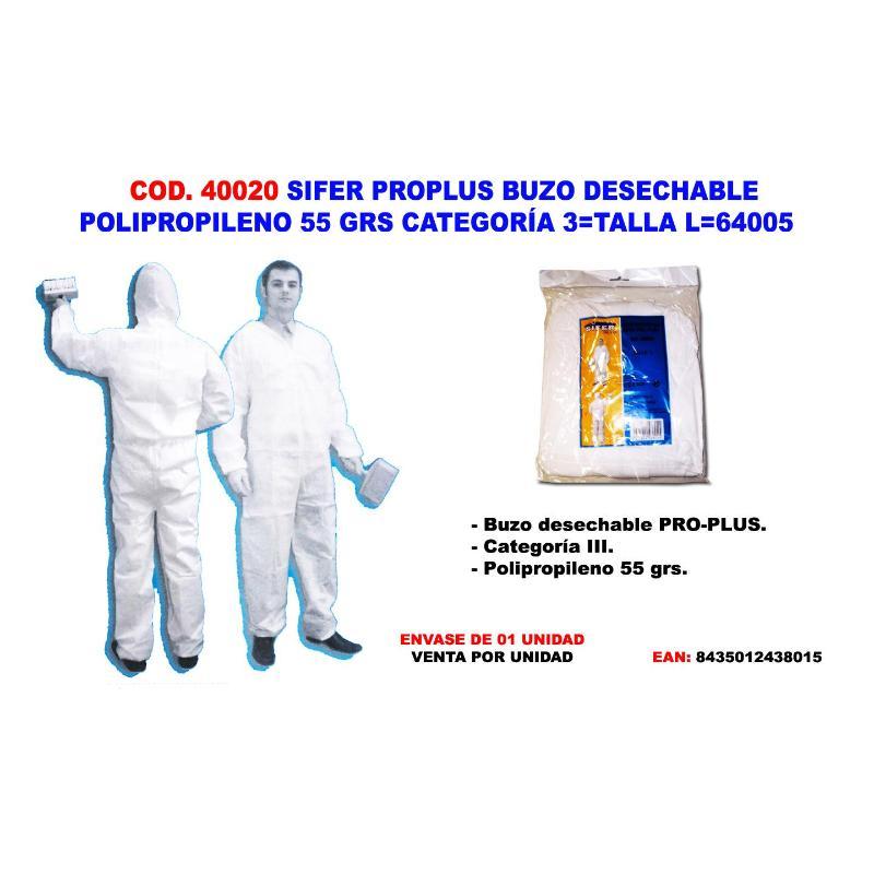 Traje Buzos Desechable Buzo Para Trabajo Desechable STEELGEN 5000