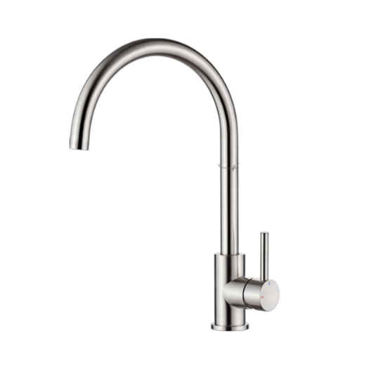 Robinet de Cuisine avec Bec Pivotant, Mitigeur de Cuisine Chaud et Froid