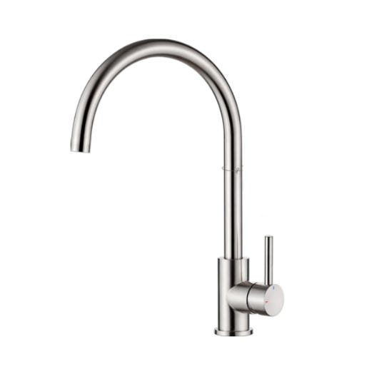 Robinet de Cuisine avec Bec Pivotant, Mitigeur de Cuisine Chaud et Froid Robinet de Cuisine avec Bec Pivotant, Mitigeur de Cuisine Chaud et Froid