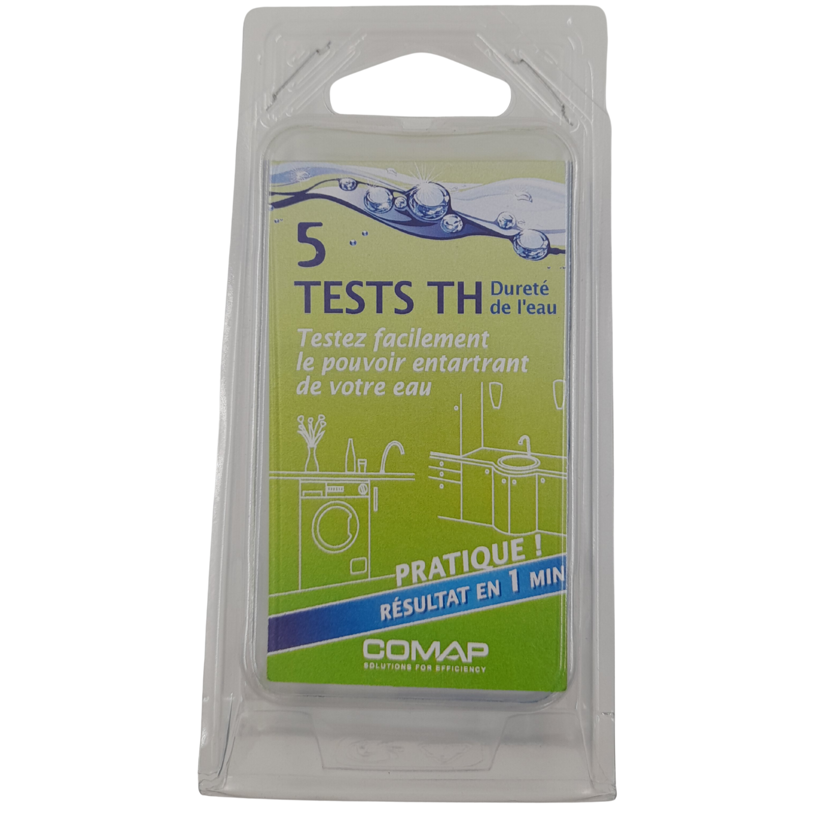 COMAP Test TH de dureté de l'eau en languettes - S900671 - 2