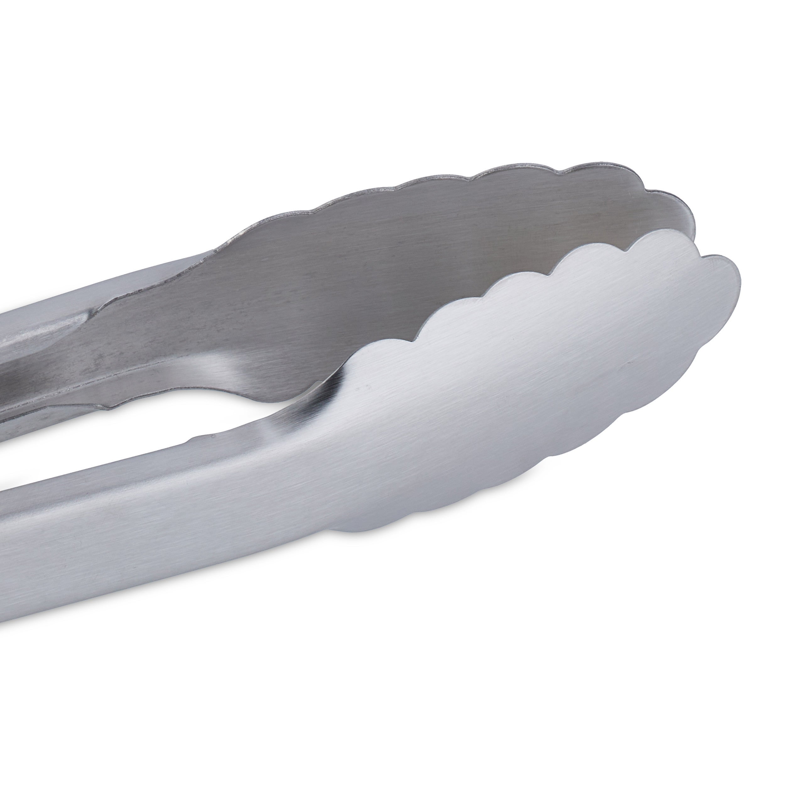 Pince de barbecue, lot de 6, long ustensile pour le grill, 38 cm, poignée en bois, acier inoxydable, argent/nature - 7