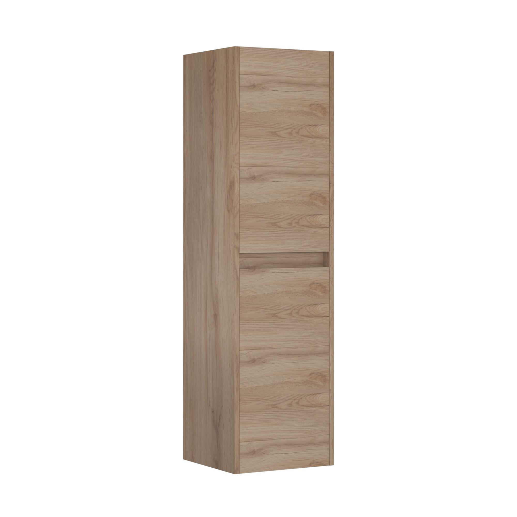 Hanah Home Mueble De Baño <>, 40 X 27 X 138 Cm, Nogal Oscuro , Leroy Merlin