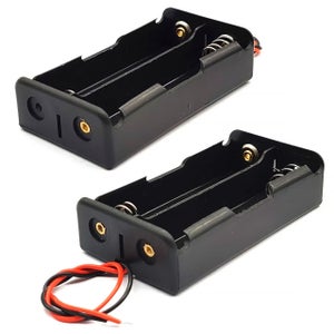 Lot De 4 Supports Batterie ER14250 1/2 AA Avec Câble PCB à Souder – 3.6V, Boîtier Noir Robuste