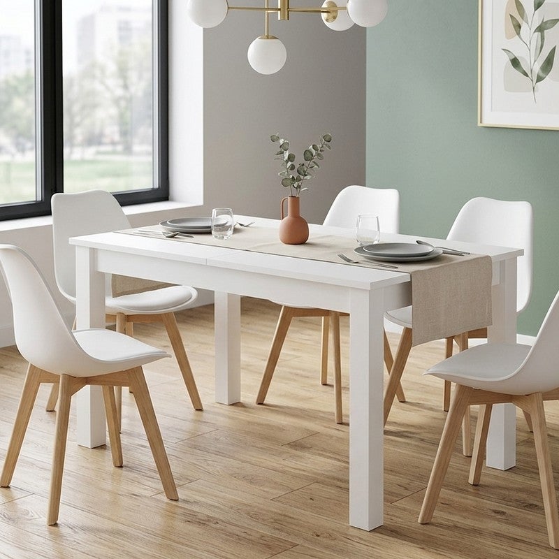 Mso  Arzal Mesa De Comedor Extensible Contemporánea Blanca , Leroy Merlin