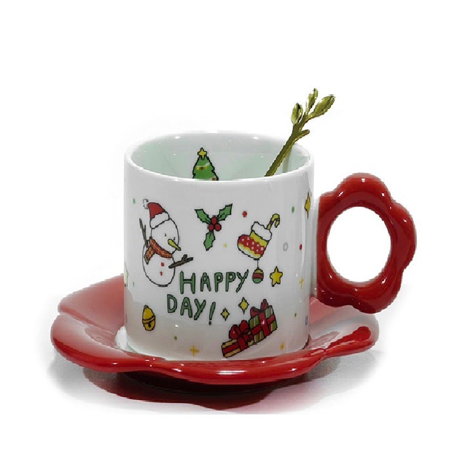 Tazze Isolate Doppia Parete Con Orso - Set 2 Rosa, Con Cucchiaio E Sottobicchiere, Regalo Kawaii - Foto 8