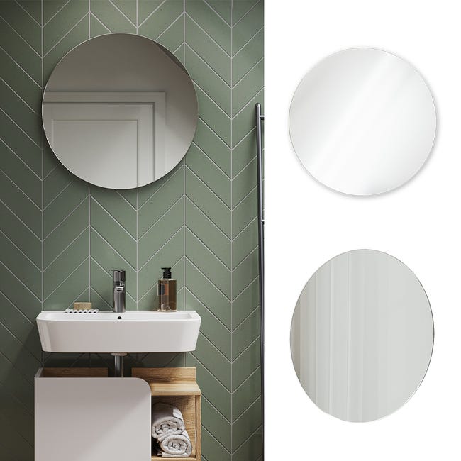 LEDIMEX - Miroir De Salle De Bain Avec Lumière | Grand Miroir De Salle De Bain Miroir Anti Buee Led Miroir Mural Rond De 60cm Serie Nepal 93040601 LEDIMEX - Miroir De Salle De Bain Avec Lumière | Grand Miroir De Salle De Bain Miroir Anti Buee Led Miroir Mural Rond De 60cm Serie Nepal 93040601