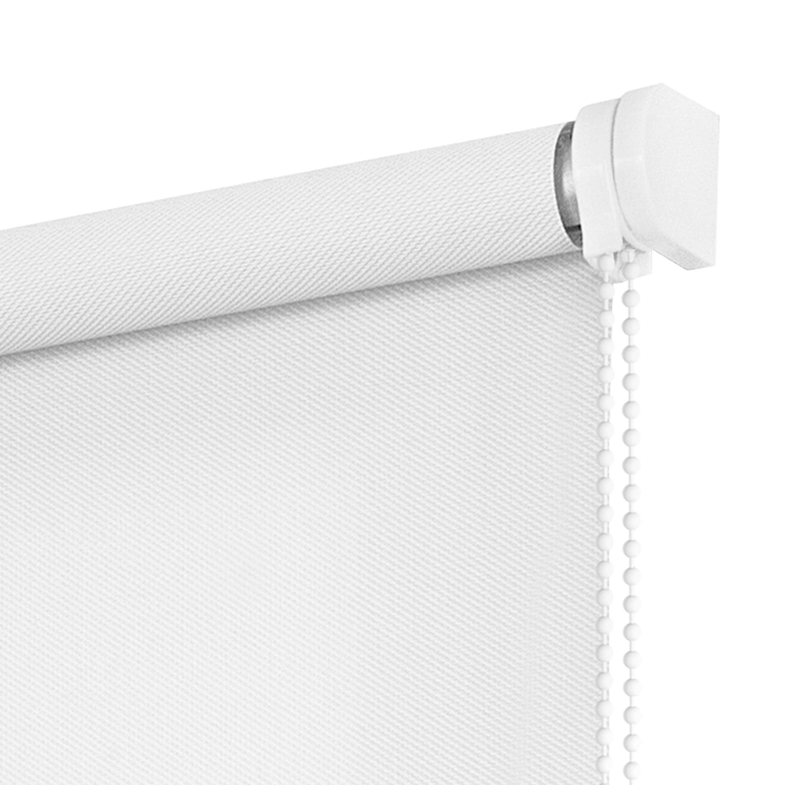 Estores Screen translucido y aislamiento térmico Estor estor enrollable con tejido técnico Blanco 120 x 180 cm - 3