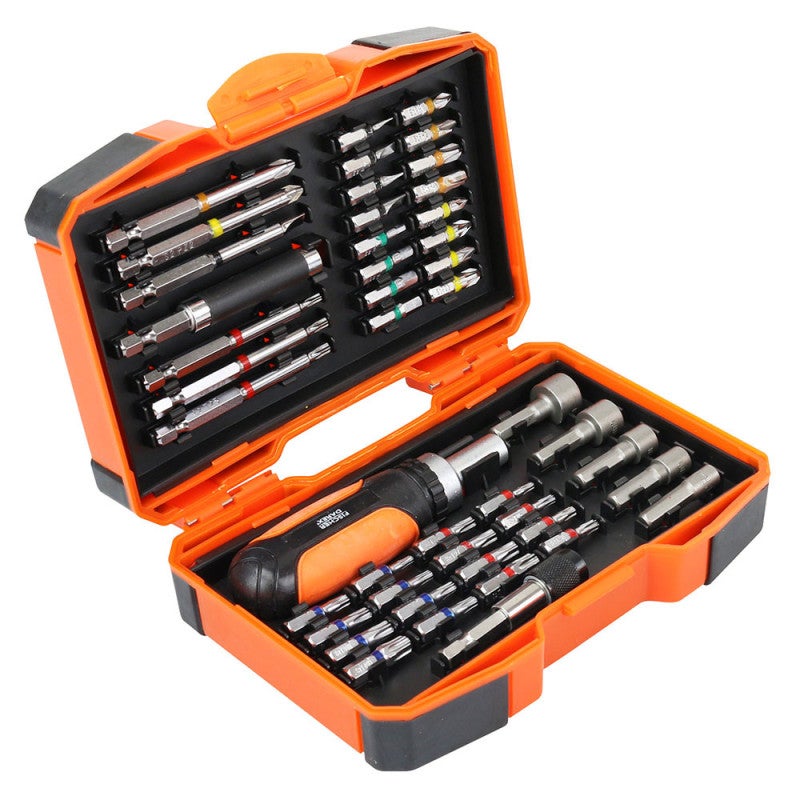 InLine Tournevis à Cliquet Flexible 14 En 1 – Embouts Magnétiques + Porte-Outils Intégré – Idéal Mécano & Bricolage