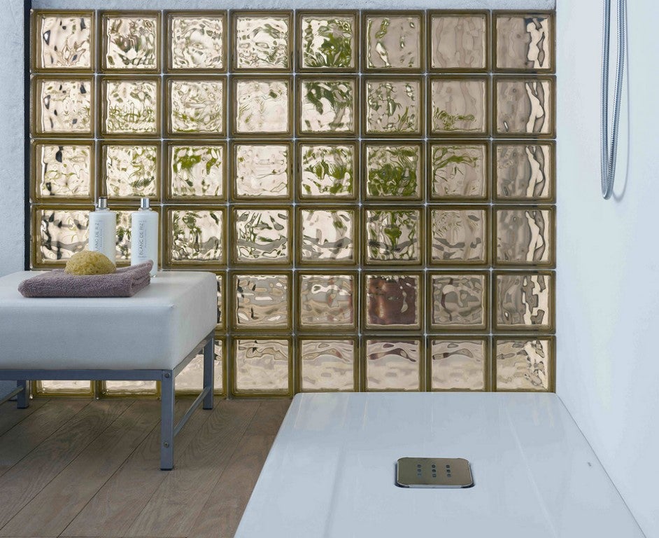 ReadyBlock, kit in alluminio per la realizzazione di pareti con mattoni di vetro 190x190x80 mm (2x4). Dimensione parete 455x837 mm (larghezza x H.) - 3