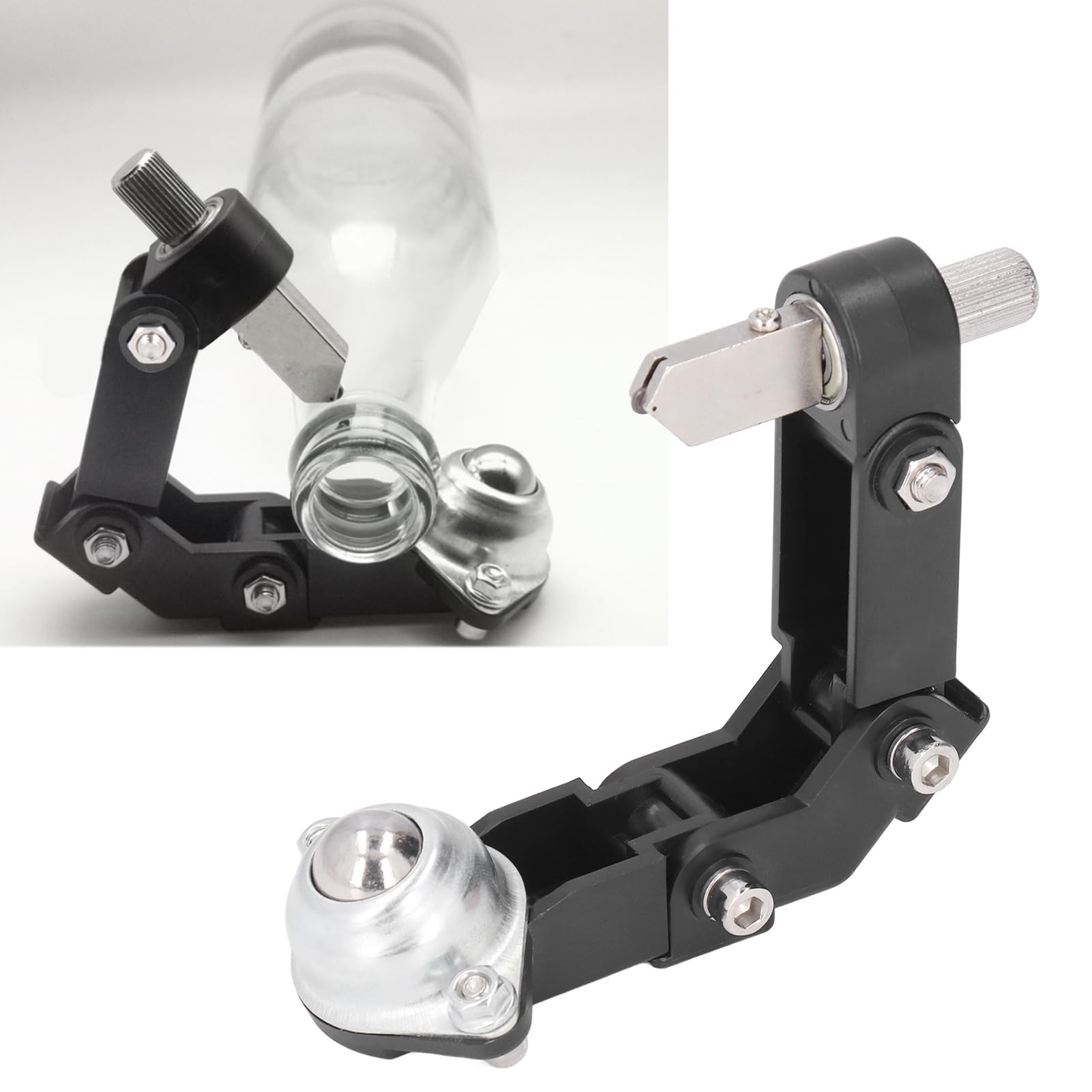 Taglierina Per Bottiglie Di Vetro Fai Da Te | Kit Regolabile Per Birra E Bottiglie Tonde | Con Rotella Ad Alta Durezza - Foto 8