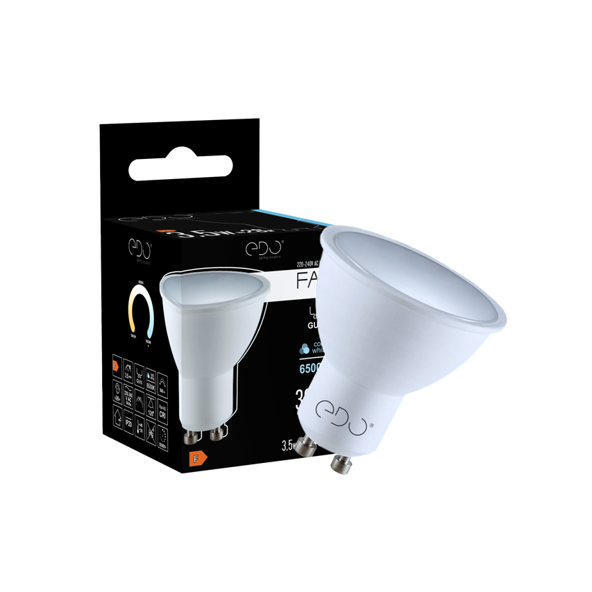 Żarówka Edo Fari LED GU10 3,5W 6500K zimna CW 300lm 120st EDO777487