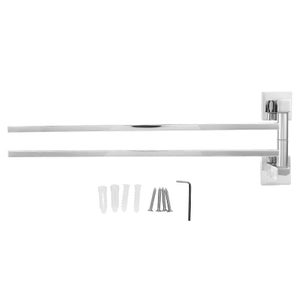 Porte-Serviettes Suspendu Pour Porte D'Armoire – Barre En Acier Inoxydable Blanc, Idéal Cuisine & Salle De Bain, 1 Pièce