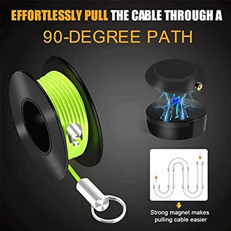 Kit d'enfilage de câble tire Câble Aimanté Professionnel pour ...