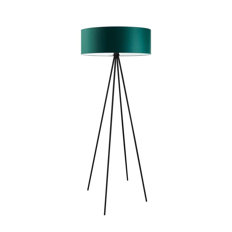Lampa stojąca podłogowa trójnóg z abażurem walec SOLARIS