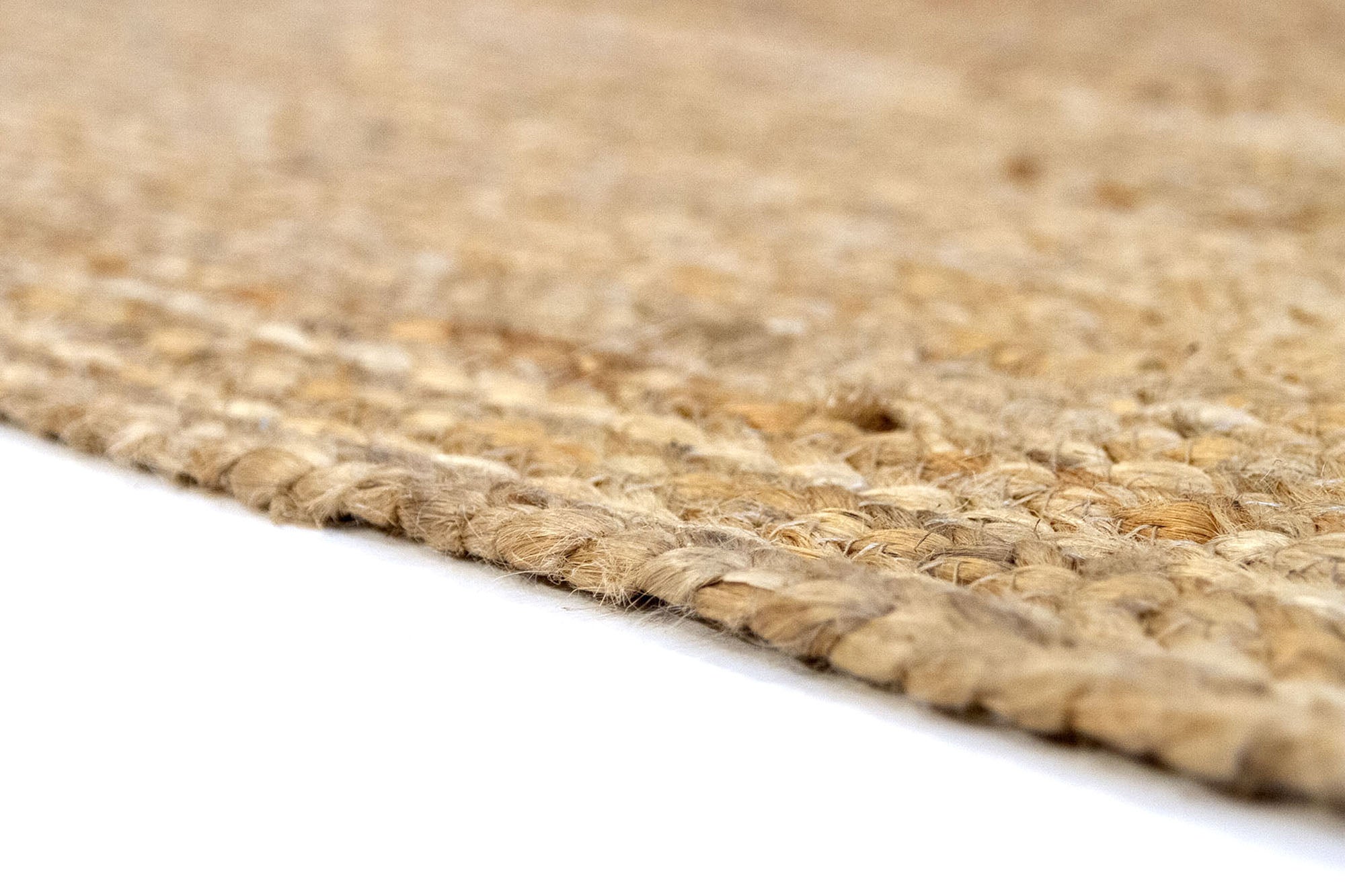 Hamid - Alfombra ALHAMBRA de yute natural 170x120 cm - Alfombra para salón, dormitorio, sala de estar - 8