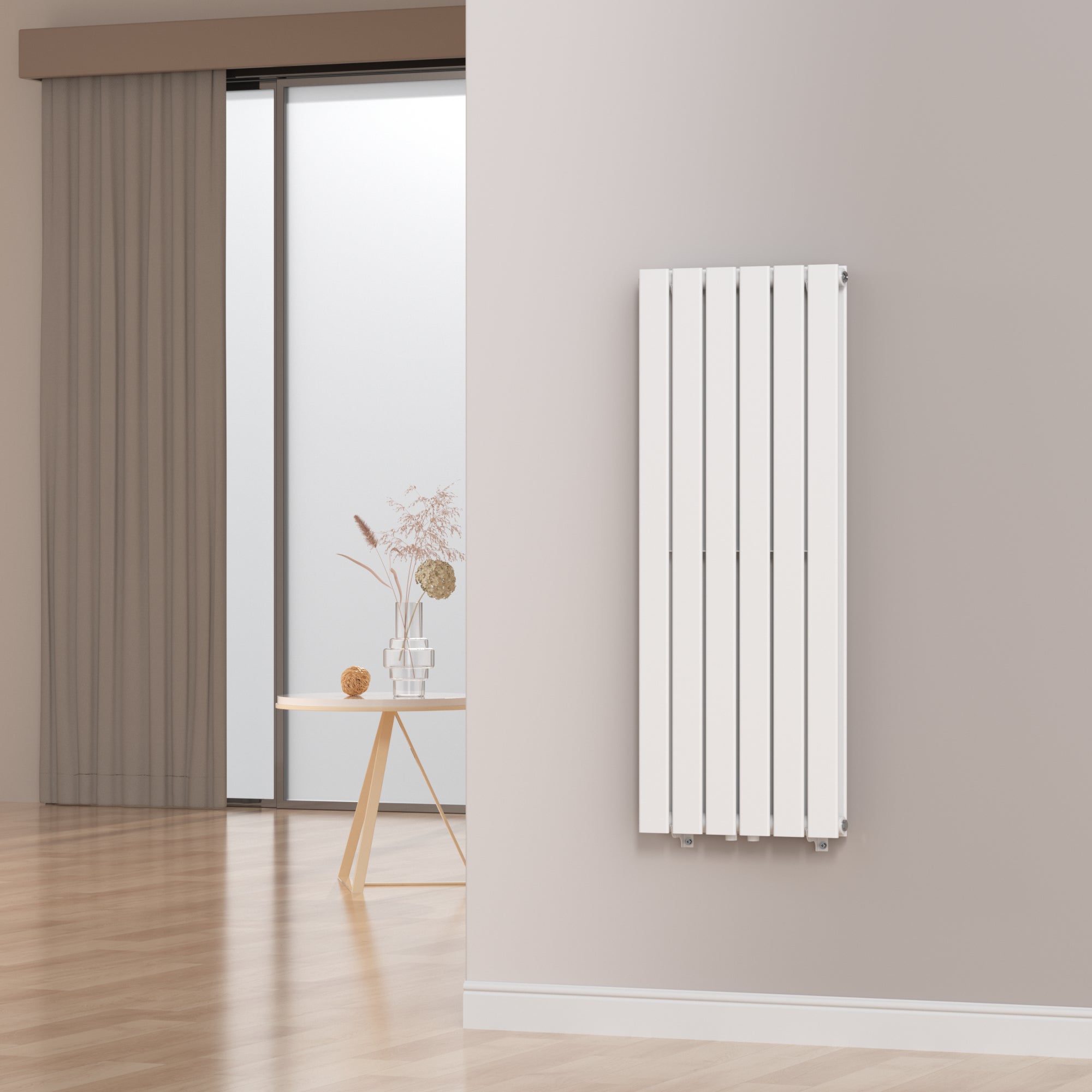 Panel Radiador Radiador de panel Nore de Diseño doble capa plano acero 120x45 cm ...