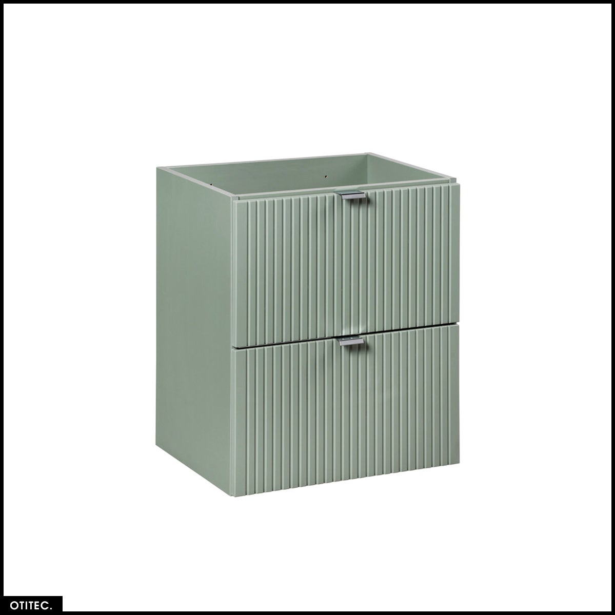 Mueble bajo lavabo - 50 cm - 2 cajones - roseau