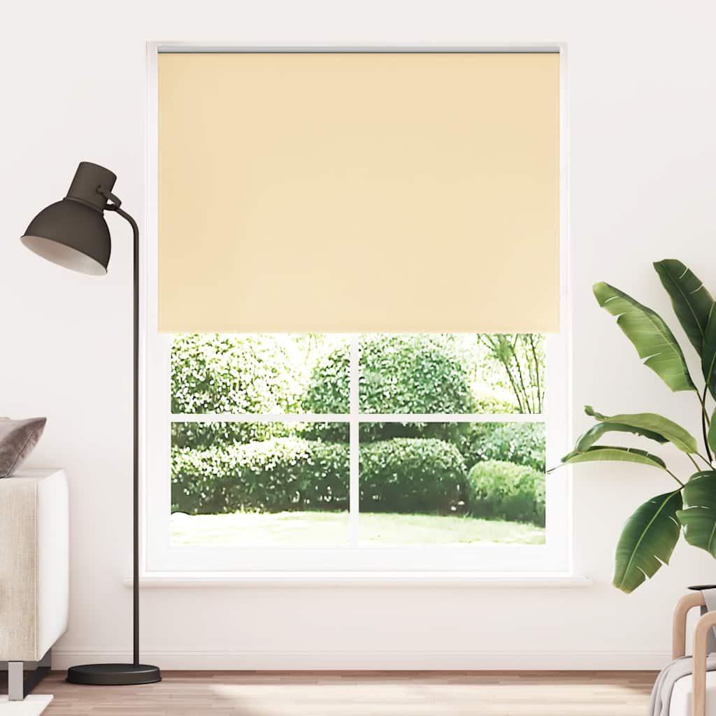 Roleta zaciemniająca 164,4x230 cm Szerokość tkaniny 160 cm beż vidaXL