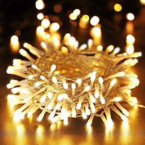 Guirlande lumineuse 20M 200 LED, Lumières de Carnaval Mariage Extérieur