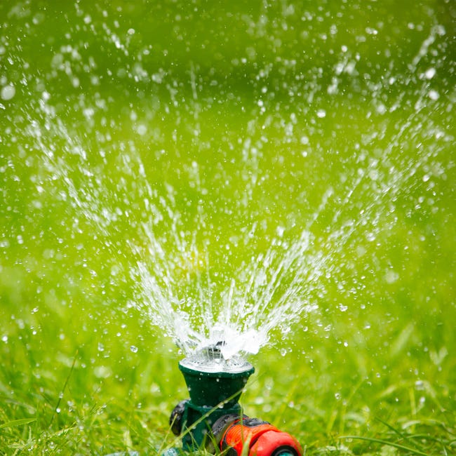 Set 2 Irrigatori A Fiore Per Giardino - Gittata 6m, Oscillanti, Per Divertimento Bambini - Rosso E Giallo - Foto 8