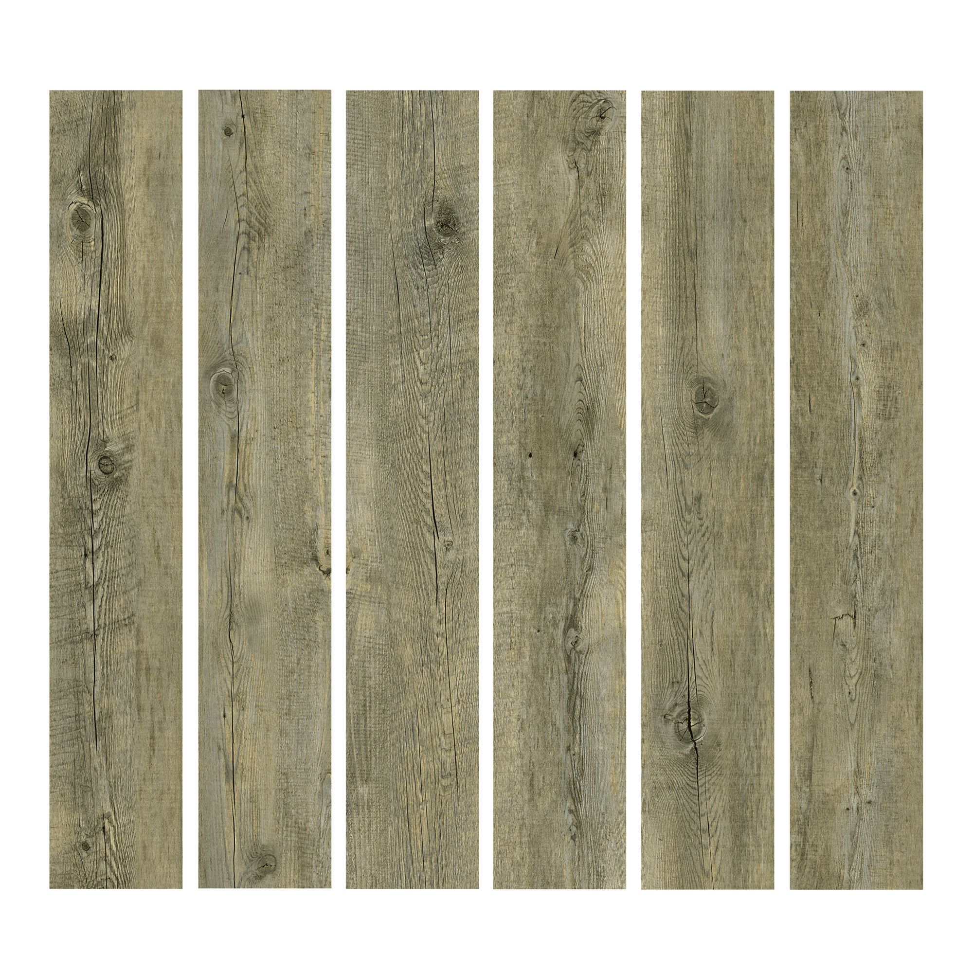 ARTENS - Échantillon de lame PVC - 28 x 15 cm - Sol PVC à clipser AMBON - FORTE - Effet Bois - Gris / Beige - Epaisseur 4 mm - Classe 32 - 5